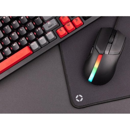 Ratón TRACER Gamezone Cool USB Tipo A 12000 DPI Negro Iluminación 7 Botones