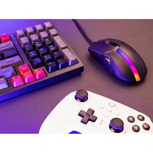 Ratón TRACER Gamezone Cool USB Tipo A 12000 DPI Negro Iluminación 7 Botones