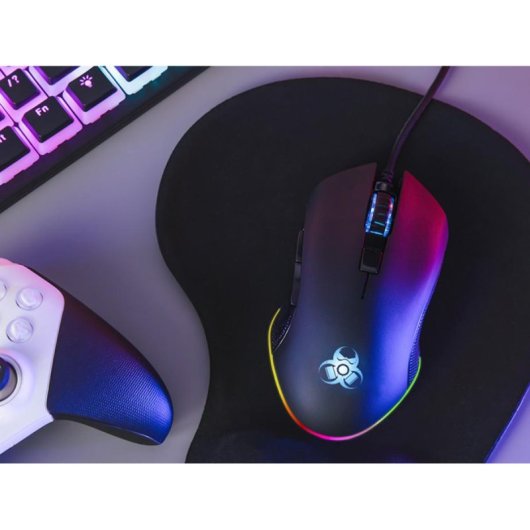 Mouse TRACER GameZone EDGE USB Tipo A 3200 DPI Nero Illuminazione