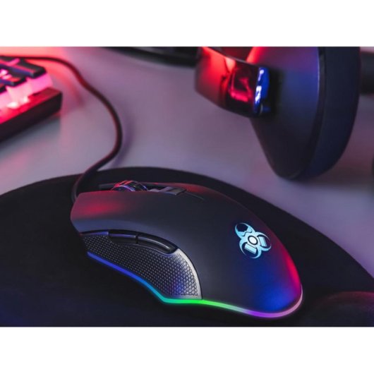 Mouse TRACER GameZone EDGE USB Tipo A 3200 DPI Nero Illuminazione