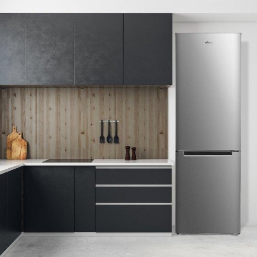 Frigorífico Combi Nilson NC185600ENFX No Frost 185cm 293L E Inox