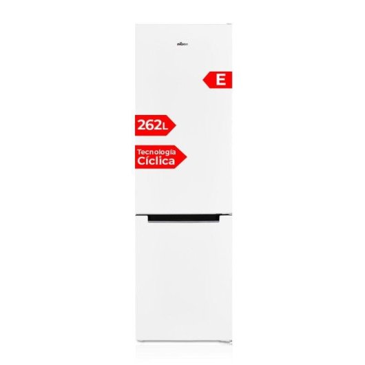 Frigorífico Combi Nilson NC185500E Defrost 180cm 262L E Blanco
