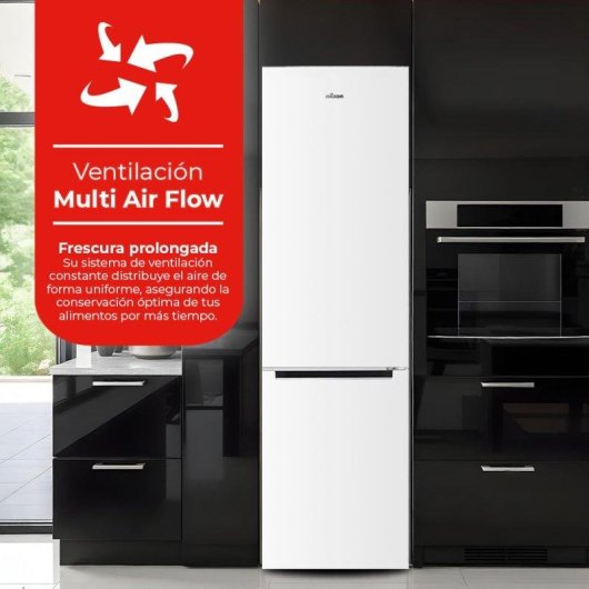 Frigorífico Combi Nilson NC185500ENF No Frost 180cm 253L E Blanco Manual