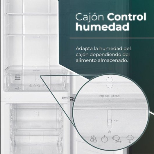 Frigorífico Combi Svan SC185500ENFX No Frost 180cm 253L E Inox