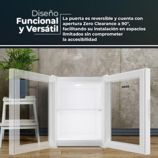 Frigorífico Mini Svan SRH5400PB Defrost 47,6cm 23L E Blanco