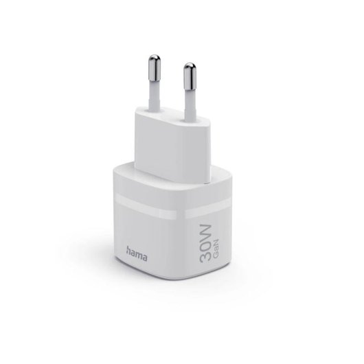 Ladegerät USB-C Hama 30W GaN Quick Charge 3.0 Power Delivery 3.0 Weiß