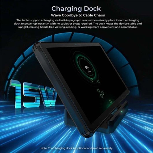 Tablet Oukitel RT10 WiFi + 5G 11,1" 12GB 512GB Schwarz