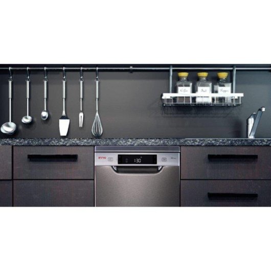 Lavavajillas Evvo D3x 14 Servicios D Acero Inox con Apertura Automática