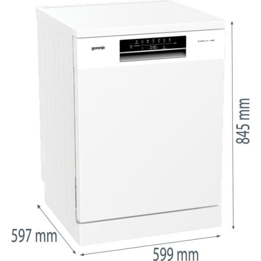 Lavavajillas Gorenje GS642E90W 13 Servicios E Blanco con Touch y Acero Inoxidable