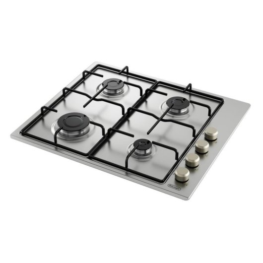 Placa de gas DeLonghi YLG 60 L 4 zonas acero inoxidable integrable