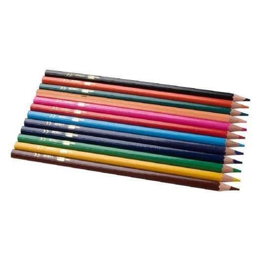 Matite a Colori Liderpapel Scatola da 12 Unità Colori Misti