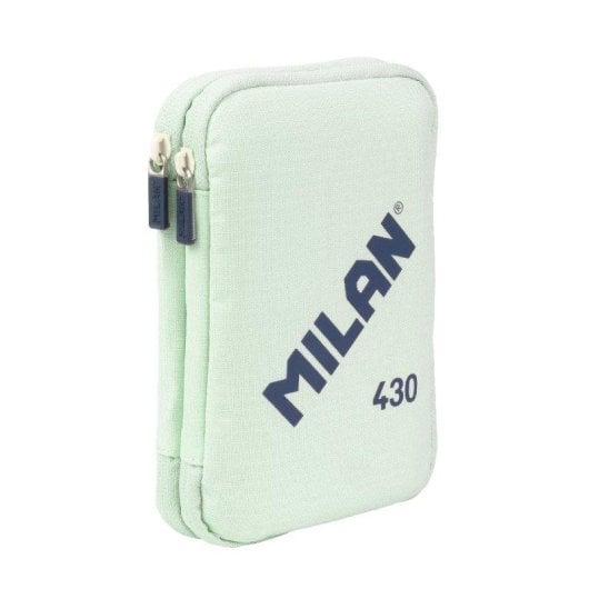 Plumier Milan 2 Pisos Verde 36 Piezas Colección 430