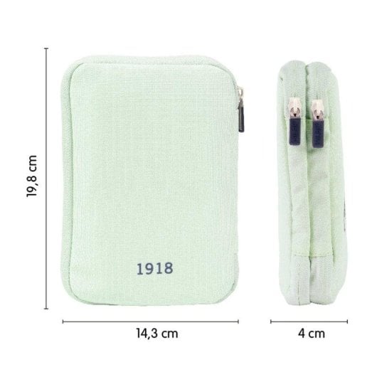 Plumier Milan 2 Pisos Verde 36 Piezas Colección 430