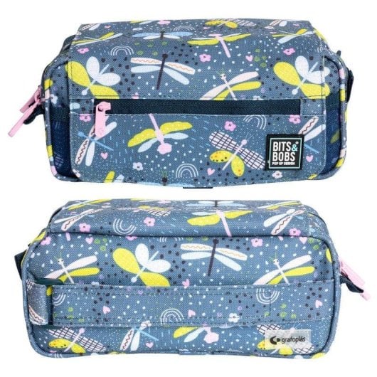 Estuche Escolar Triple ColePack Design Grafoplás con 40 Utensilios