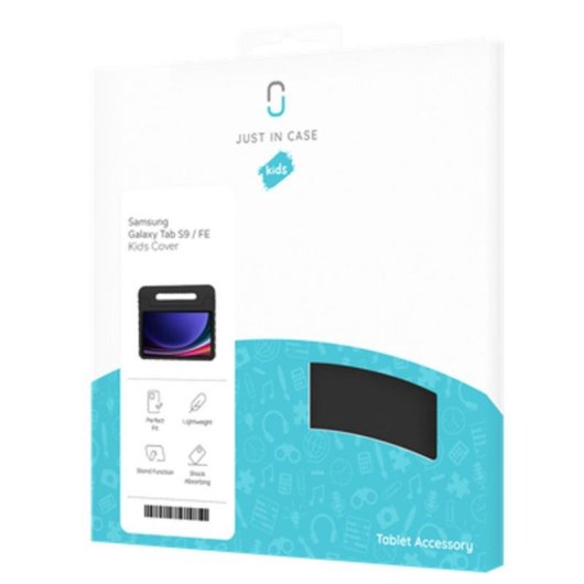 Funda Just In Case para Samsung Galaxy Tab S9 / S9 FE 10.9" EVA Negra