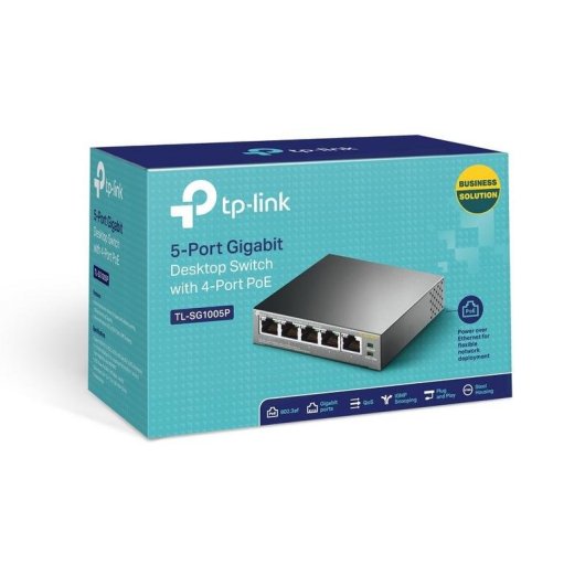 Switch TP-Link TL-SG1005P Gigabit Ethernet PoE 5 Ports