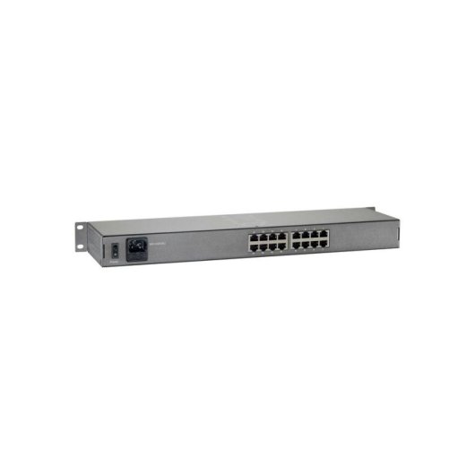 Switch LevelOne FEP-1601 16 Ports Fast Ethernet PoE Rack-Montage
