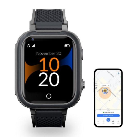 Robin K1 GPS Kinderuhr Anrufe SIM Aktiviert Ohne Soziale Netzwerke Schwarz