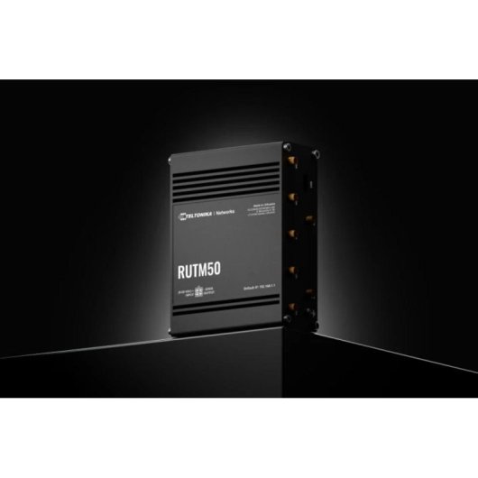 Router Teltonika RUTM50 5G WiFi 5 867 Mbps Doble Banda Dual SIM Industrial