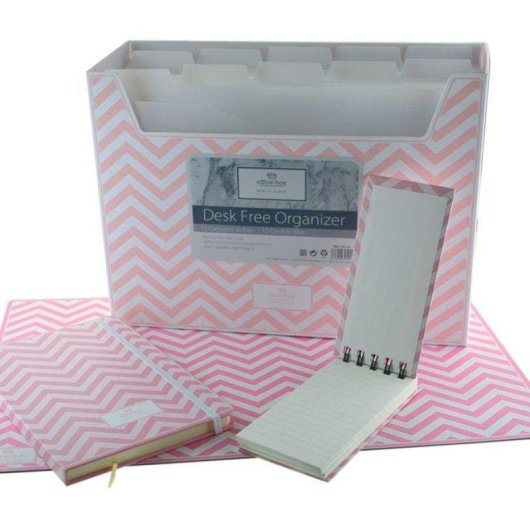 Base per scrivania Officebox North Glace Rosa 45x30 cm