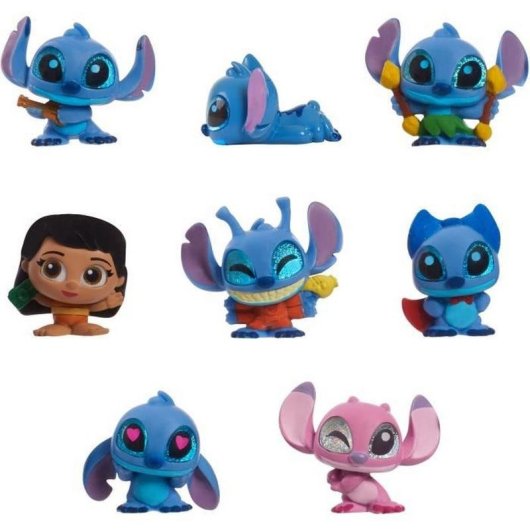 Figura Just Play Stitch Doorables Pack Coleccionista Multicolor