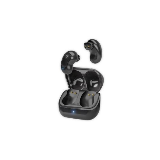 Auriculares SBS TEEARTWSBLGEMBTK inalámbricos True Wireless para llamadas y música negros