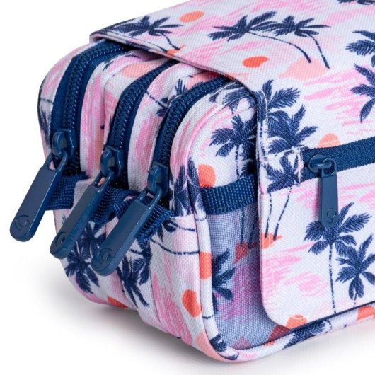 Estuche Portatodo Triple Grafoplás Bits and Bobs Design Sunset