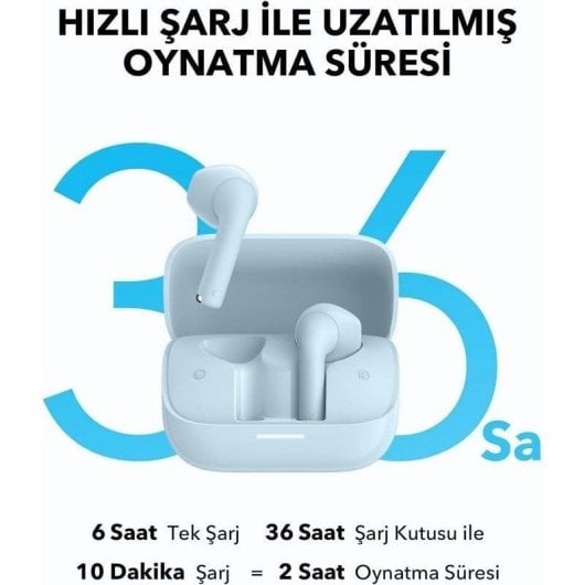 Écouteurs Soundcore K20i sans fil Bluetooth sport avec micro, USB-C, bleus