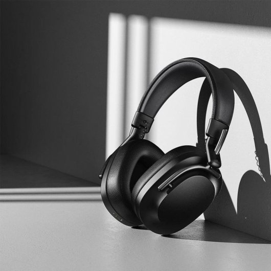 Auriculares Forcell sem fios Bluetooth com Cancelamento Ativo de Ruído USB-C Preto