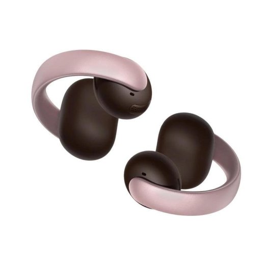 Auriculares Soundcore AeroClip inalámbricos Bluetooth deportivos con ANC rosa