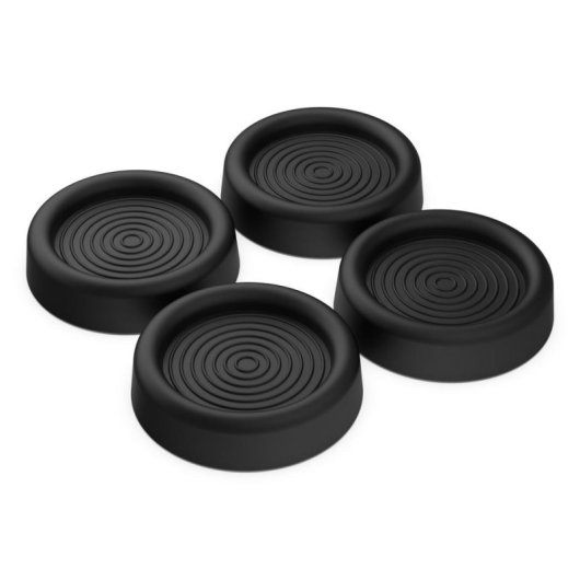 Bases Antivibración Meliconi 4 Unidades Negro para Lavadora y Secadora