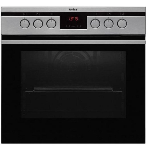 Piastra da Cottura Amica EHC 12761 E Vetroceramica 4 Zone Nera 57,5 cm