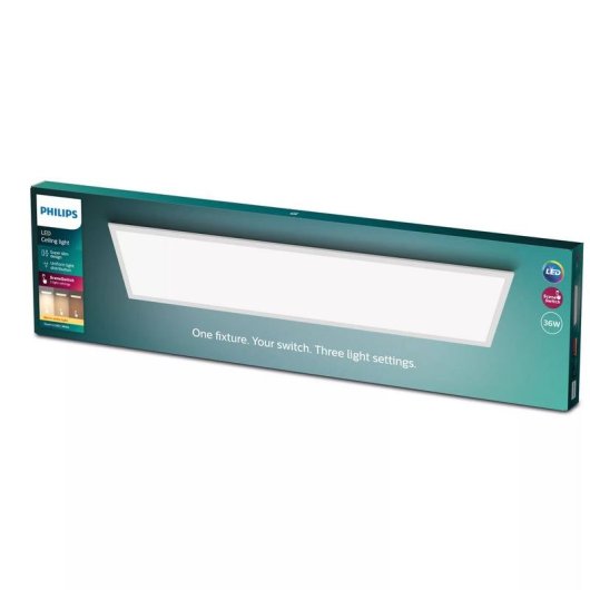 Plafón LED Philips SceneSwitch 36W Rectangular Blanco 3300 lm