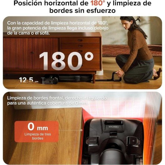 Aspirador Fregona Roborock F25 Ace Pro 25.000 Pa 60 min Autolimpieza Antienredos