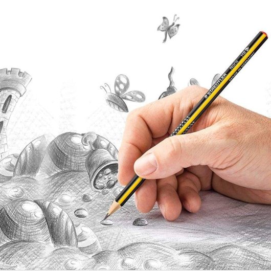 Lápices Triangulares Staedtler Noris Eco 183-HB Caja de 12 Unidades