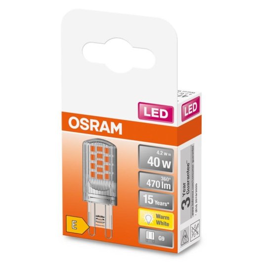 Lámpara LED Osram STAR 4,2 W G9 470 lm Blanco cálido