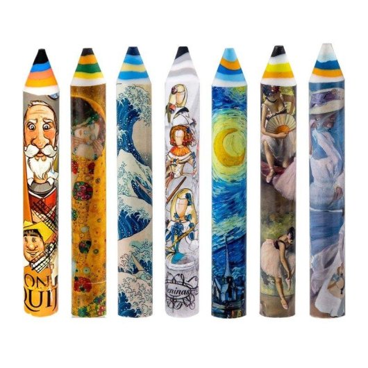 Set de 2 Gomas de Borrar Extra-grandes Formato Lápiz Javier