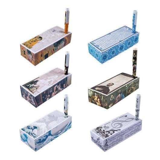 Blocco note staccabile Javier Arabesque con penna inclusa