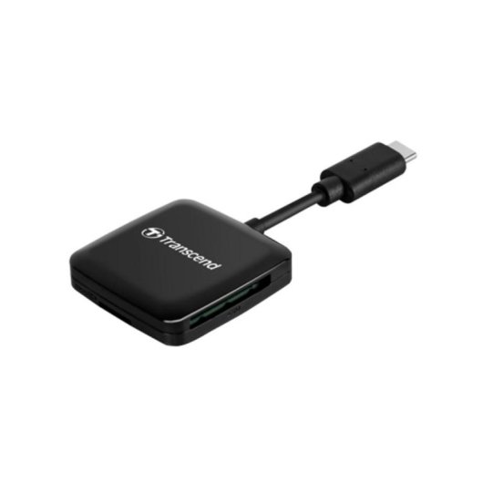Lecteur de cartes Transcend RDC3 USB 3.2 Type-C Noir