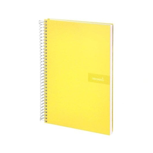 Quaderno Spirale A4 Liderpapel 80 pagine 90gr Giallo