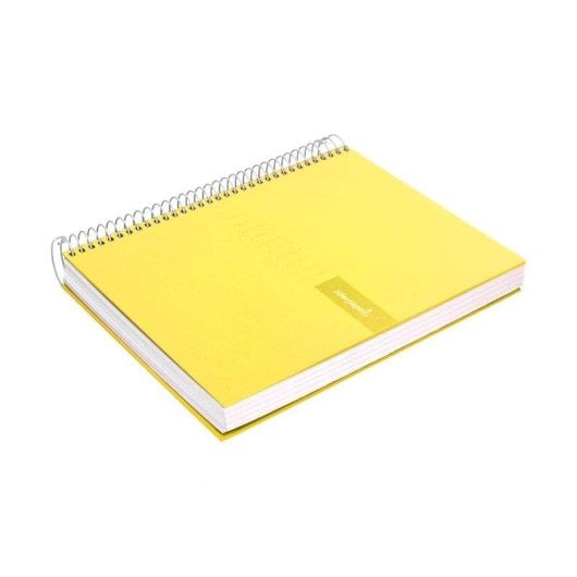 Quaderno Spirale A4 Liderpapel 80 pagine 90gr Giallo
