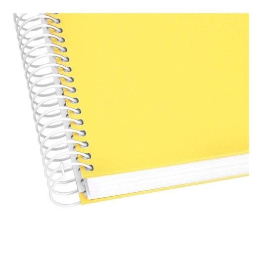 Quaderno Spirale A4 Liderpapel 80 pagine 90gr Giallo