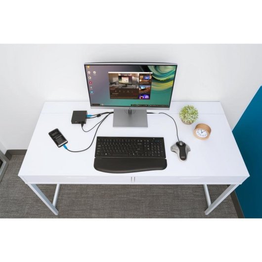 Suporte de Pulso Kensington ErgoSoft para Teclados Finos Preto Gel