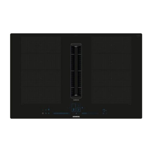Placa de Inducción Siemens iQ700 EX807NX68E 80 cm 4 Zonas Integrada Negro