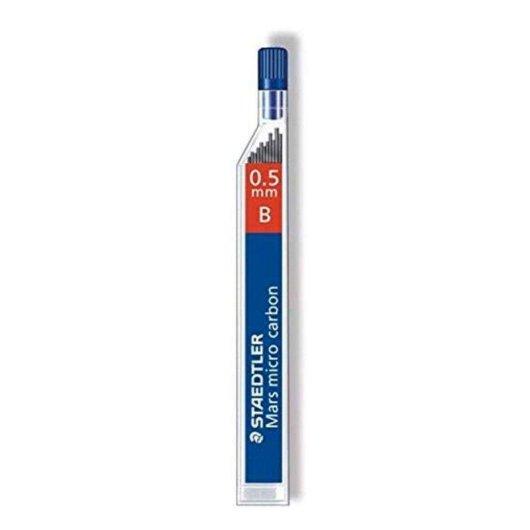 Minas de repuesto Staedtler Mars Micro Carbon B 0.5 mm Tubo 12 unidades