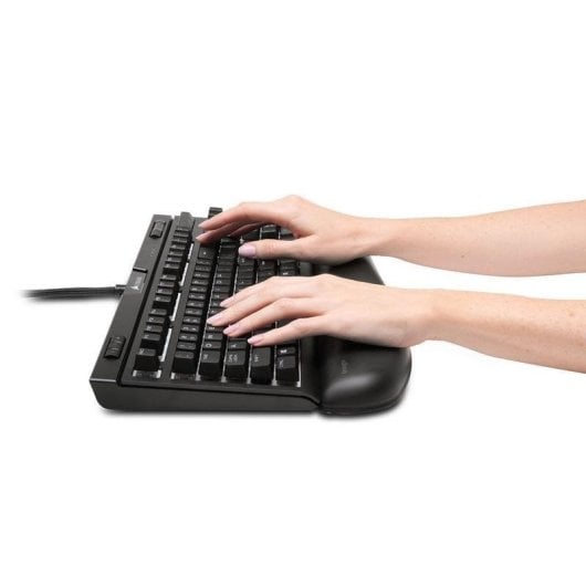 Poggiapolsi Kensington ErgoSoft per tastiere meccaniche e da gaming Nero