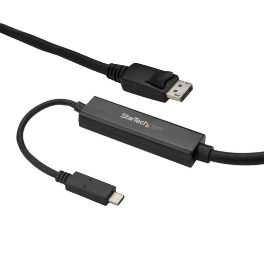 Cable Adaptador USB-C a DisplayPort 4K 60Hz StarTech 3m Negro