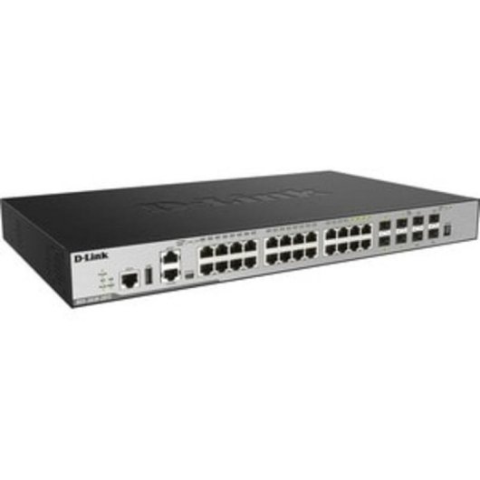 Conmutador D-Link DGS-3630-28TC Gestionado L3 24 Puertos Gigabit Ethernet 4 SFP+ 1U