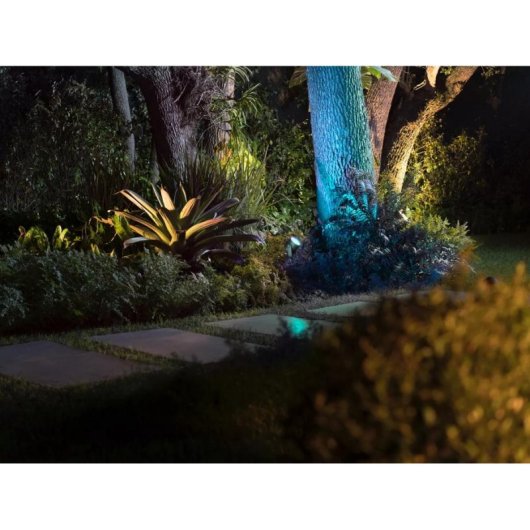 Foco para exteriores inteligente Philips Hue Lily XL Bluetooth/Zigbee Negro