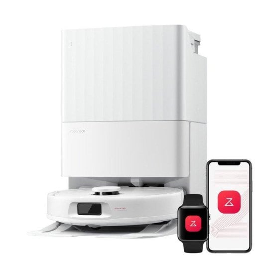 Aspirateur Robot Laveur Roborock Qrevo S Pro Base Multifonction Navigation LiDAR 18 500 Pa Lavage à eau chaude